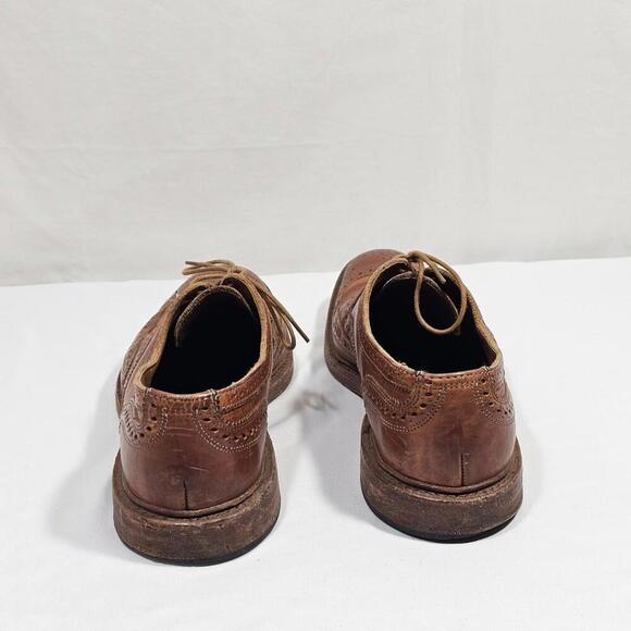Allen Edmonds McTavish Dress Shoes Brown Wingtip Leather Oxford Mens Size 10.5 D main image 12